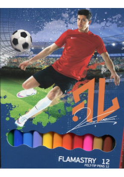Flamastry Robert Lewandowski 12 kolorów