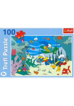 Smerfy Puzzle 100 Pod wodą