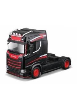 Bburago Model Haulers Custom Cabs Scania 770 S Gloss Black 1:43
