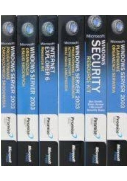 Microsoft Windows Server 2003, Tom 1 do 6