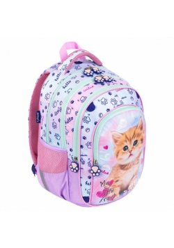Plecak 4-komorowy My Little Friends pastel Kitty