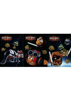 Zeszyt A5 Angry Birgs Star Wars w kratkę 32 kartki15 sztuk mix