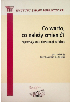 Co Warto, Co Należy Zmienić?
