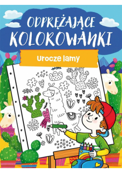 Urocze lamy. Odprężające kolorowanki