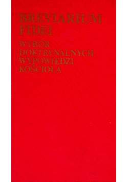 Breviarium Fidei Wybór doktrynalnych wypowiedzi Kościoła