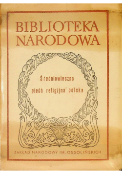 Średniowieczna pieśń religijna polska