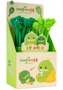 Długopis żelowy Silky 32 Dinosaur mix (24szt)