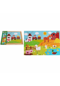 Puzzle drewniane 4 obrazki