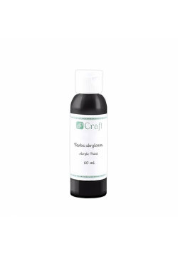 Farba akrylowa czarna 60ml