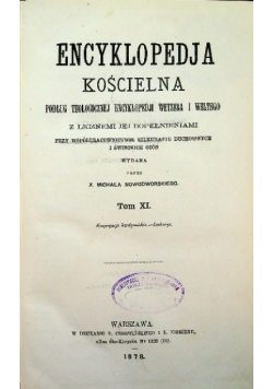 Encyklopedia kościelna Tom I 1873 r.