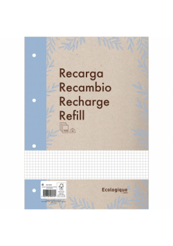 Wkład do segregatora A4 100k.kratka Ecologique