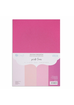 Zestaw papierów A4 20 arkuszy Pink tones 220g