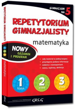 Repetytorium gimnazjalisty matematyka