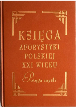 Księga aforystyki polskiej XXI wieku