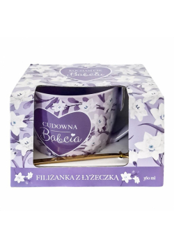 Filiżanka Dzień Babci fioletowa 360ml