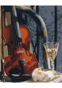 Malowanie po numerach Martwa natura z instrumentami muzycznymi