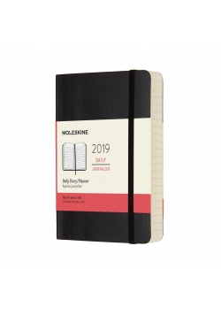Kalendarz 2019 dzienny 12MP czarny