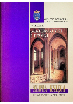 Wydział matematyki i fizyki Złota księga