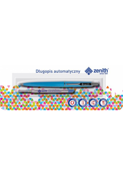 Długopis automatyczny Zenith 5 + wkład oprawa niebieska
