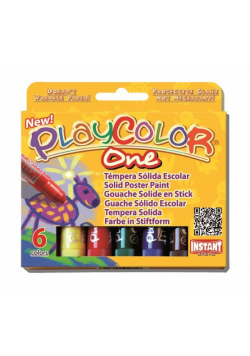 Farby w sztyfcie playcolor one 6 kolorów