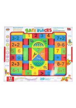 Klocki piankowe 52szt
