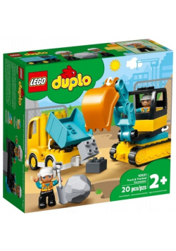 Lego DUPLO 10931 Ciężarówka i koparka gąsienicowa