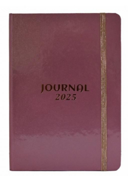 Terminarz 2025 tygod. 130x184 Journal z gumką MIX