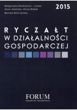 Ryczałt w działalności gospodarczej 2015