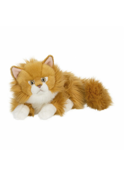 Kot rudy długowłosy 25cm
