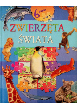 Zwierzeta Swiata Puzzle 6 układanek