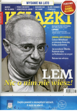 Książki Wydanie specjalne Lem Nic o nim nie wiesz