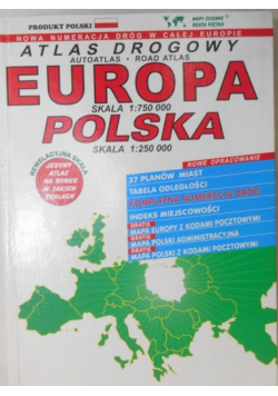 Atlas drogowy - Europa w skali 1:750000, Polska w skali 1: 250000