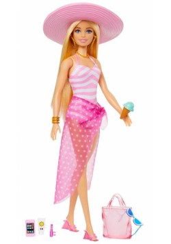 Barbie Lalka + akcesoria HPL73