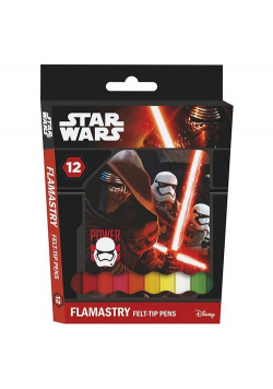 Flamastry 12 kolorów Star Wars