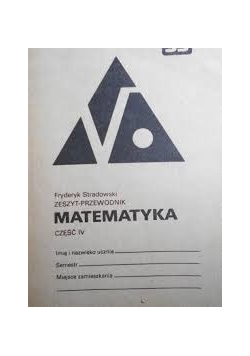 Matematyka, cz. IV
