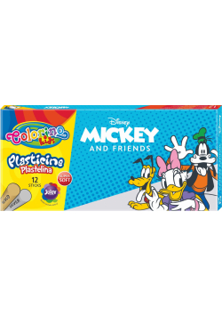 Plastelina Colorino Kids 12 kolorów Mickey