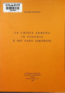 La Chiesa Armena In Polonia e Nei  Paesi Limitrofi
