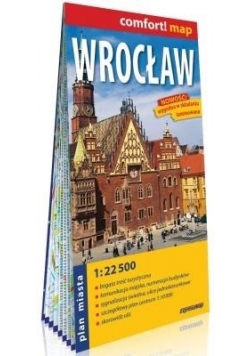 Comfort! map Wrocław 1:22 500 plan miasta w.2018