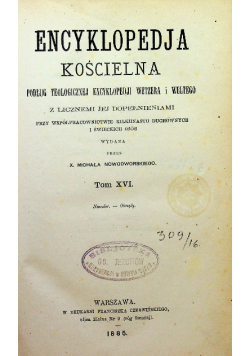 Encyklopedia Kościelna Tom XXII 1898 r.