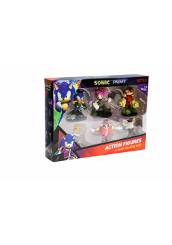 Sonic Prime figurka akcji zestaw 6 figurek mix