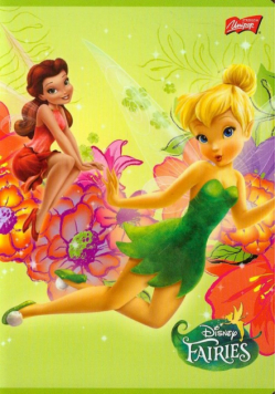 Zeszyt A5 Disney Wróżki w 3 linie 16 kartek żółty