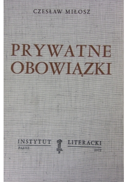 Prywatne obowiązki