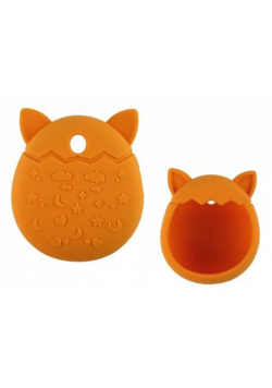 Etui case na Tamagotchi silikonowy pomarańczowy