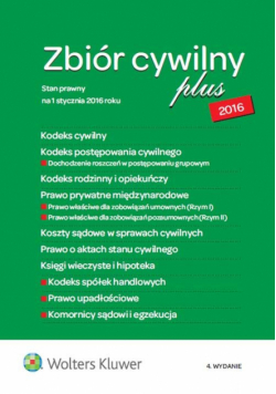 Kodeks cywilny 2016 PLUS