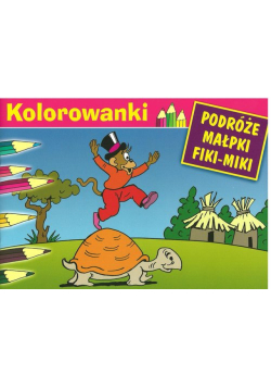 Kolorowanki Podróże Małpki Fiki-Miki Żółw