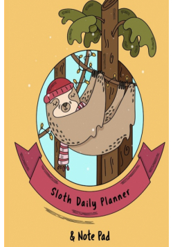 Sloth Daily Planner & Note Pad