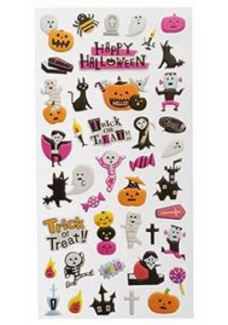 Urocze piankowe naklejki halloweenowe