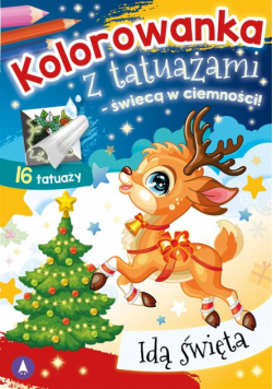 Kolorowanka z tatuażami Idą święta
