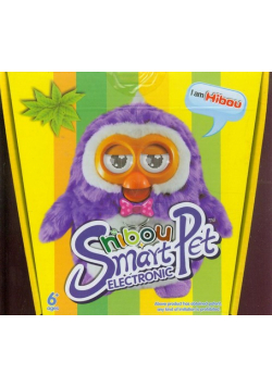 Interaktywna sowa Hibou do nauki fioletowa