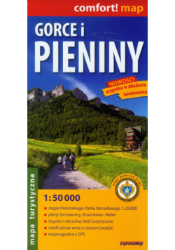 Gorce i Pieniny  Mapa turystyczna laminowana 1:50 000, ExpressMap